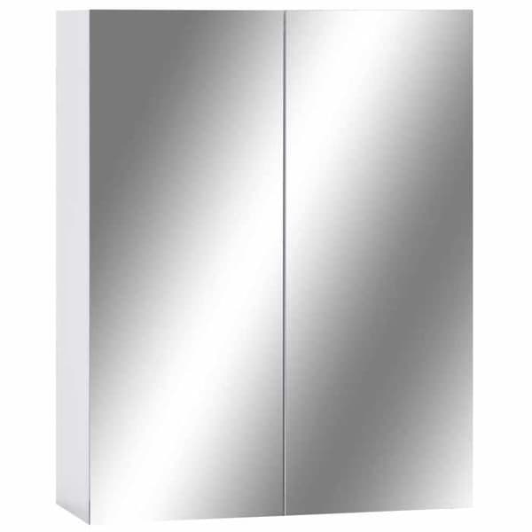 Maison Exclusive - Spegelskåp för badrum Vit 60x15x75 cm MDF