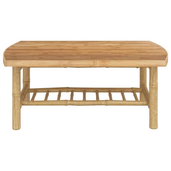 Maison Exclusive - Puutarhapöytä 90x55x37 cm bambu