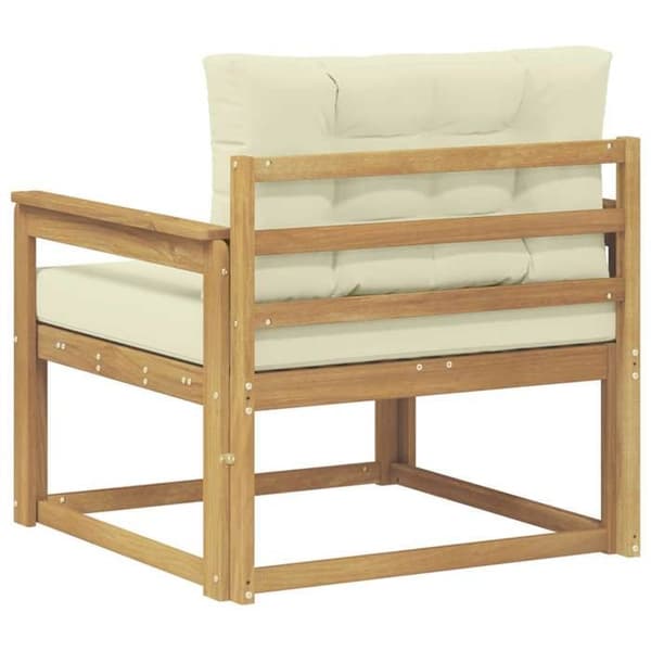 Maison Exclusive - Utomhussoffa i vit polyester