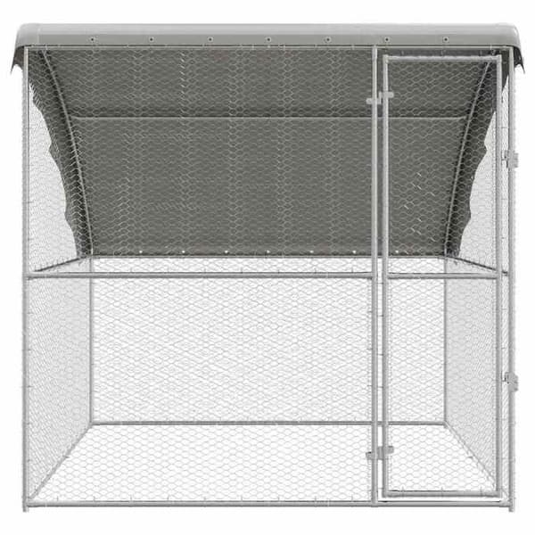 Maison Exclusive - Sølv Hønsebur 2 x 2 x 2 m Galvaniseret stål Silver