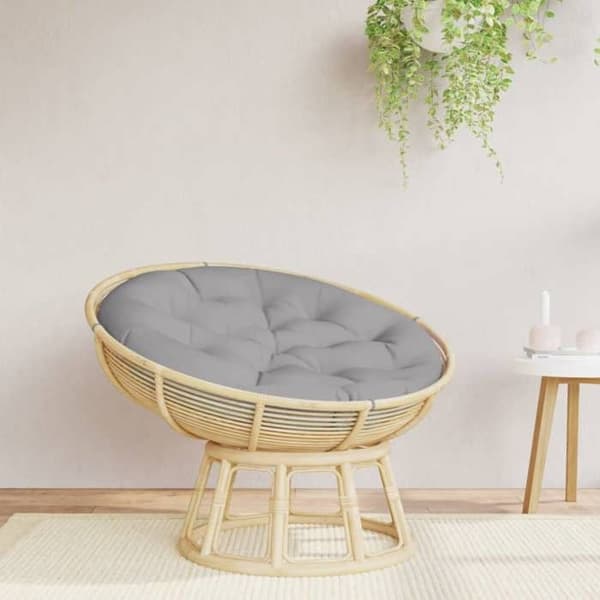 Maison Exclusive - Rund pude grå Ø 100 x 11 cm oxford stof