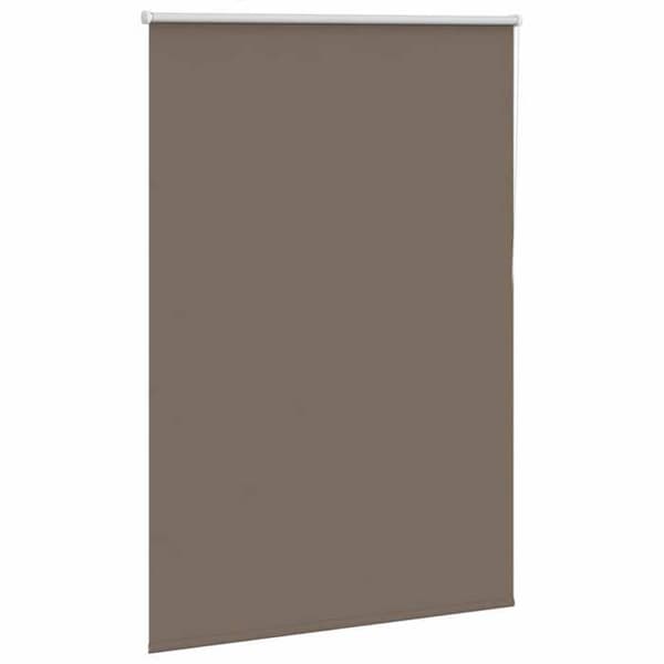 Maison Exclusive - Rullgardin mörkläggande kaffe 100x150cm tygbredd