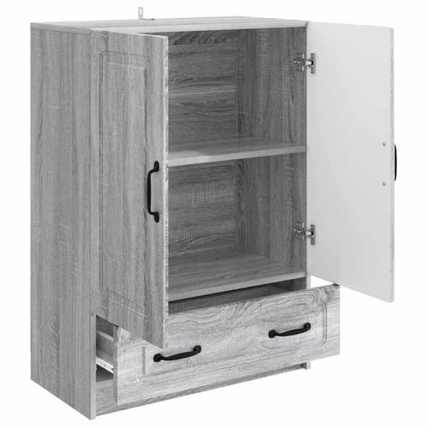 Buffet - EKSKLUSIVT HUS - Sonoma grå - Grå - Ingeniørtræ - 66 x 34,5 x 92 cm Sonoma grå