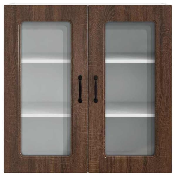 Maison Exclusive - Diskmaskinspanel Kalmar Brun ek 80 x 31 x 80 cm Brun ek