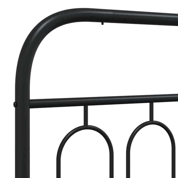 Maison Exclusive - Erstatnings hovedgærde i sort metal 107 cm