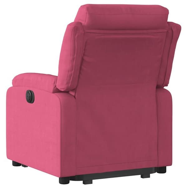 Maison Exclusive - Rød bordeaux Velour lænestol
