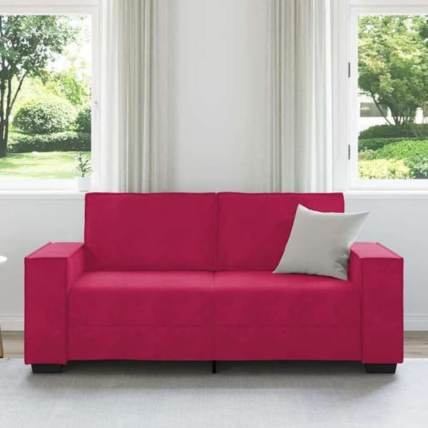 Maison Exclusive - Bordeaux punainen 2-paikkainen sohva 180 x 78 x 84 cm sametti