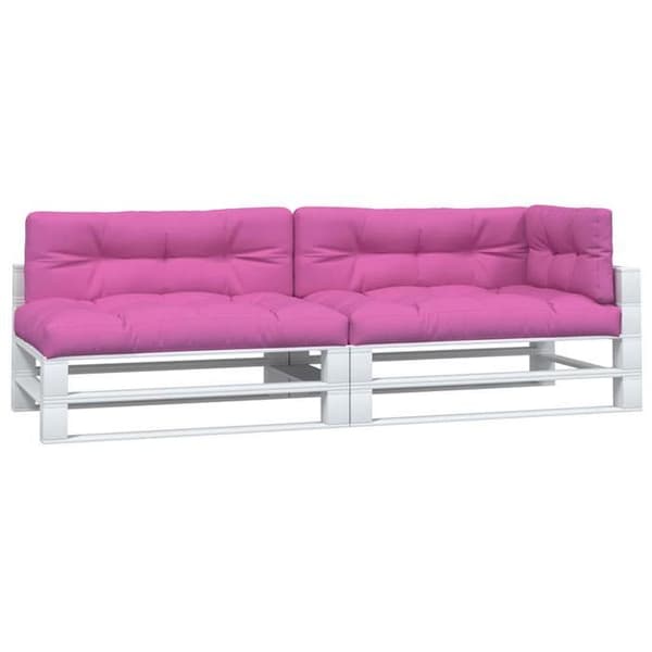 Maison Exclusive - Palettkuddar set om 5 rosa tyg