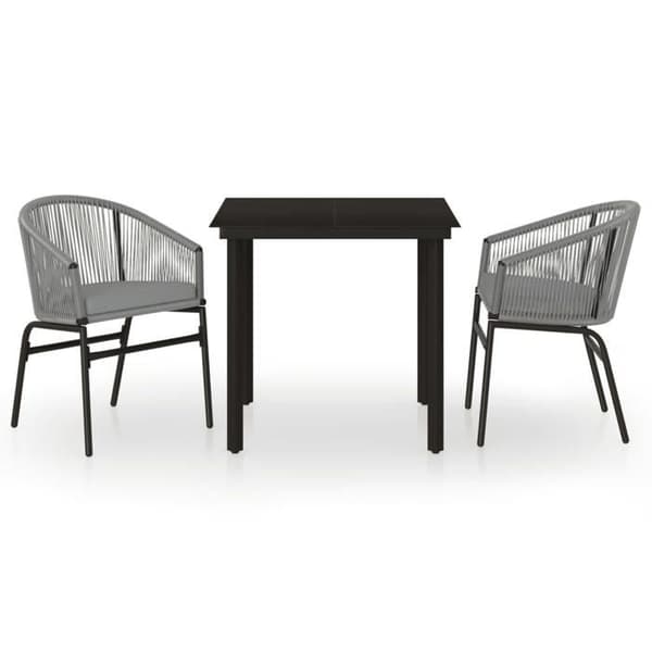 Maison Exclusive - Have spisebordssæt 3 stk Grå