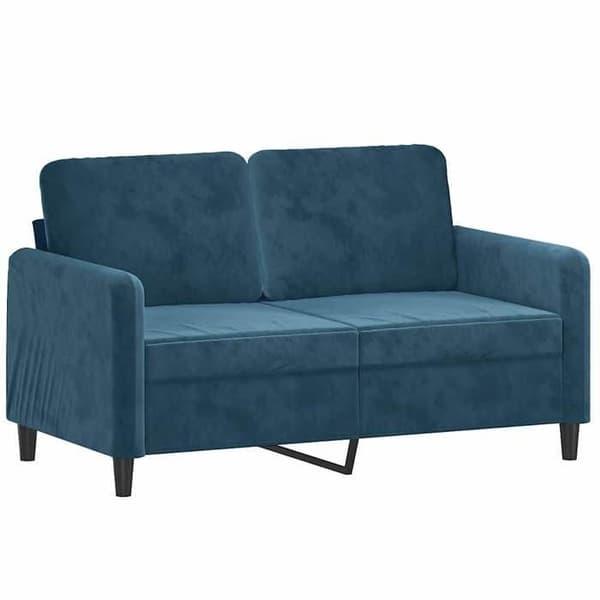 Maison Exclusive - 2-paikkainen sininen sohva 120 cm samettia