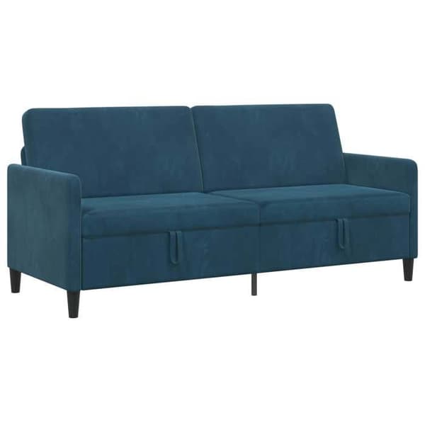 Maison Exclusive - Soffa med förvaring 3 platser Blå 192 x 78 x 87 cm Polyester Blå