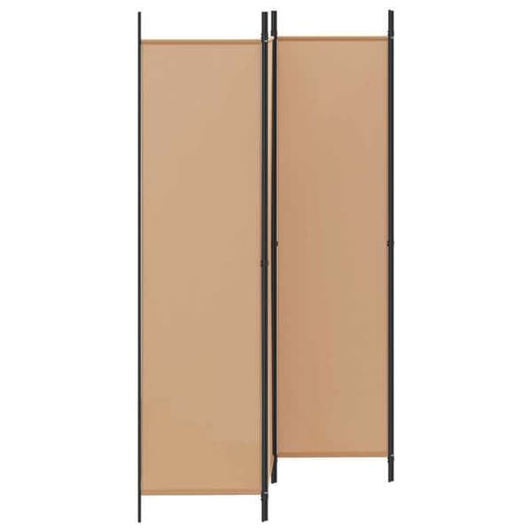 Paravent - MAISON EXCLUSIVE - 3 paneelia - Polyesteri - Metallikehys - Beige