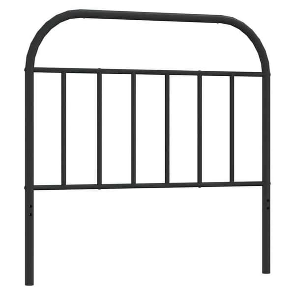 Maison Exclusive - Erstatnings hovedgærde metal sort 100 cm
