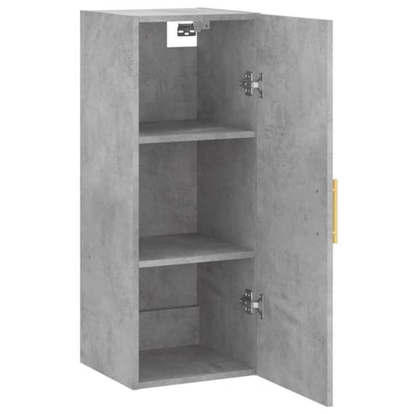 Maison Exclusive - Betoniharmaa seinäkaappi 34,5x34x90 cm