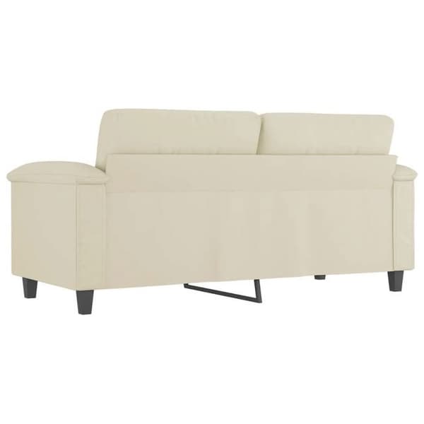 Maison Exclusive - 2-personers sofa Creme 140 cm Syntetisk læder