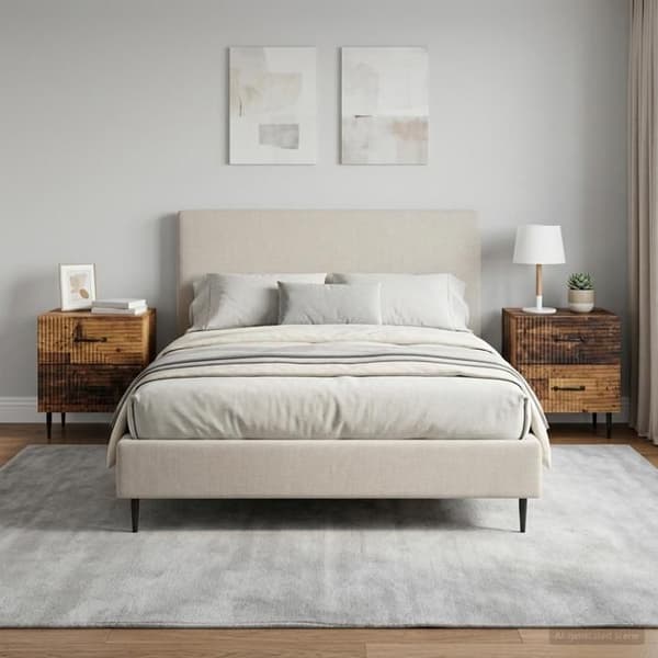Maison Exclusive - Yöpöytä 2 osaa Vanha puu 43 x 34,5 x 47,5 cm