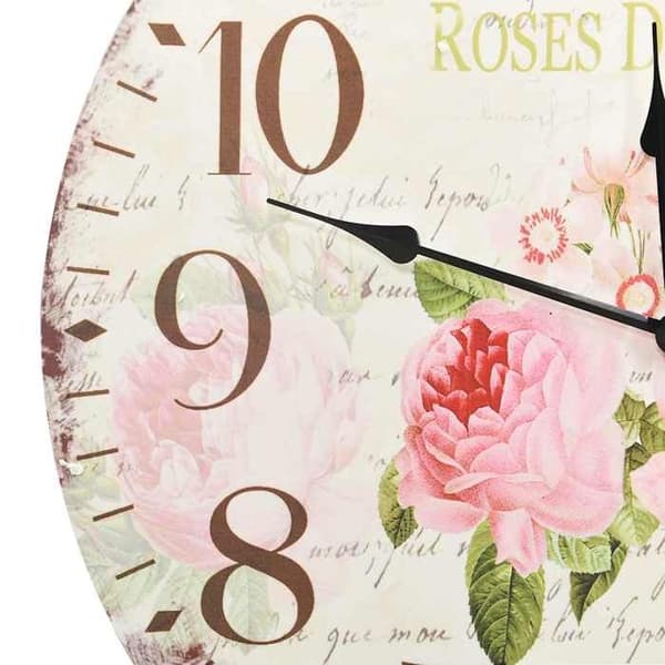 Maison Exclusive - Vintage vægurs blomst 60 cm