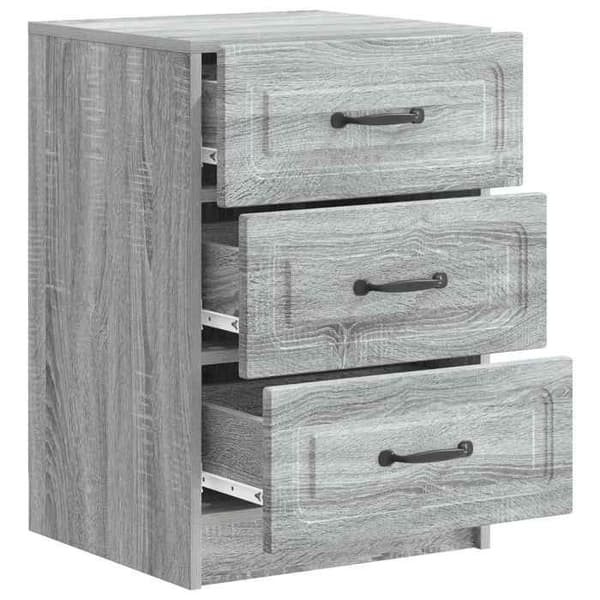 Maison Exclusive - Nattduksbord Sonoma grå 43 x 41 x 63,5 cm Sonoma grå