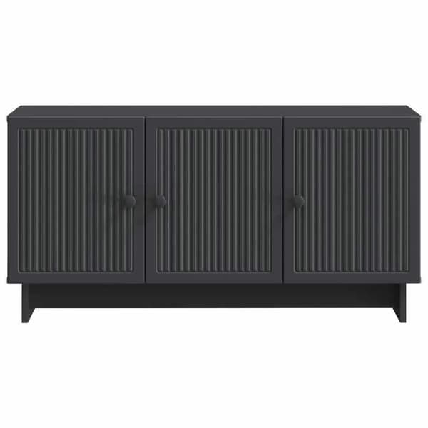 Maison Exclusive - TV-møbel 99 x 34,5 x 50 cm Sort Ingeniørtræ