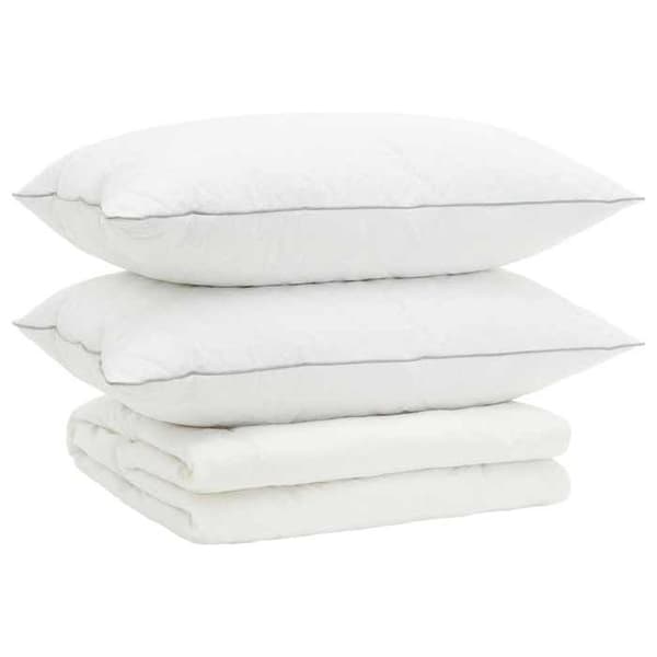 Maison Exclusive - Dyne sæt 90 % gåsedun FULDA 3 stk 155 x 220 cm
