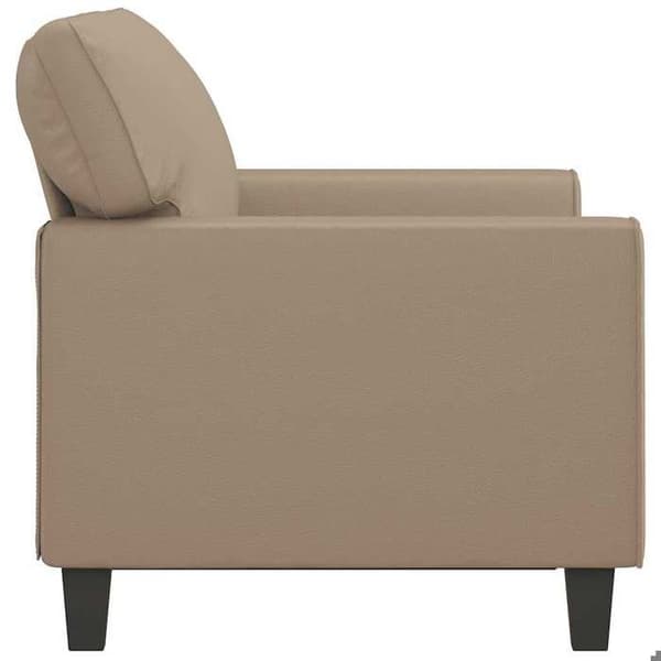 Maison Exclusive - Soffa 2-sits Cappuccino 120 cm Syntetläder