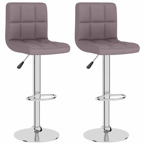 Maison Exclusive - Barstolar set om 2 taupe tyg