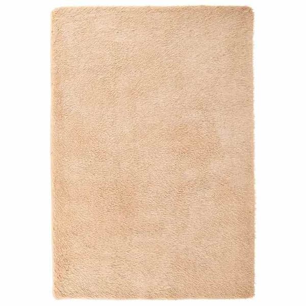 Tæppe - MAISON EXCLUSIVE - NAVARRA - Shaggy - Polyester - 200x290 cm - Beige beige