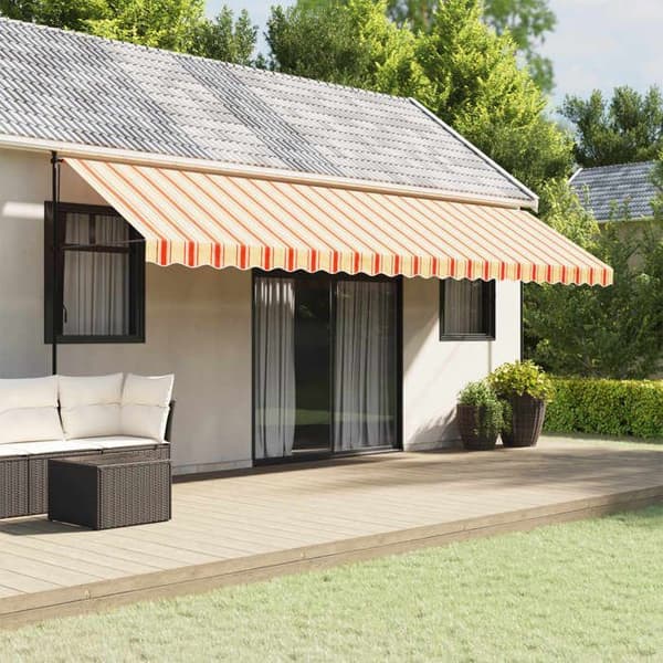 Maison Exclusive - Erstatningstof til gul-orange markisedug 6 m