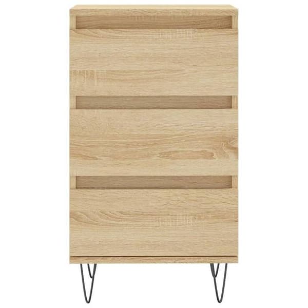 Maison Exclusive - Buffé ek sonoma 40x35x70 cm ingenjörsträ