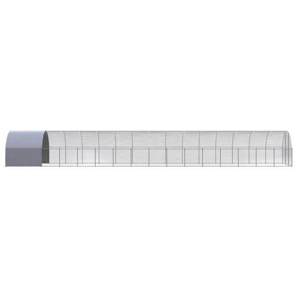 Maison Exclusive - Utomhus hönshus 3x16x2 m Galvaniserat stål