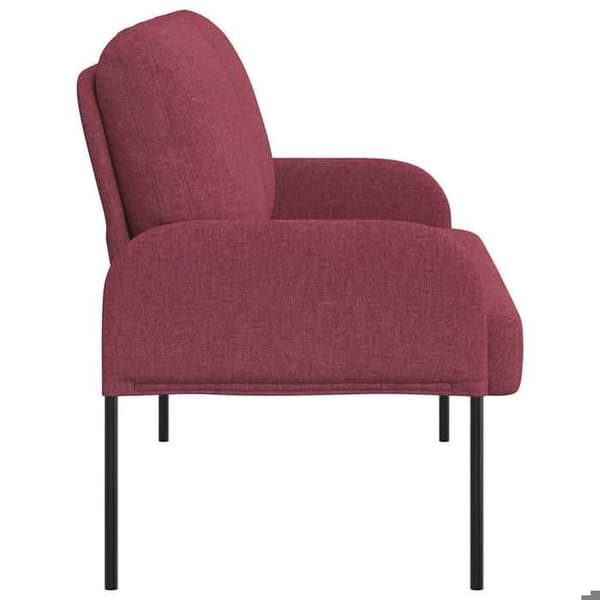Maison Exclusive - Sofaer med pude 110cm Bordeaux Krydsfiner