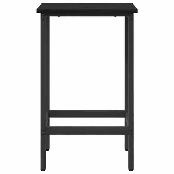 Maison Exclusive - Barstol 2 st Ek svart 40 x 32 x 74 cm