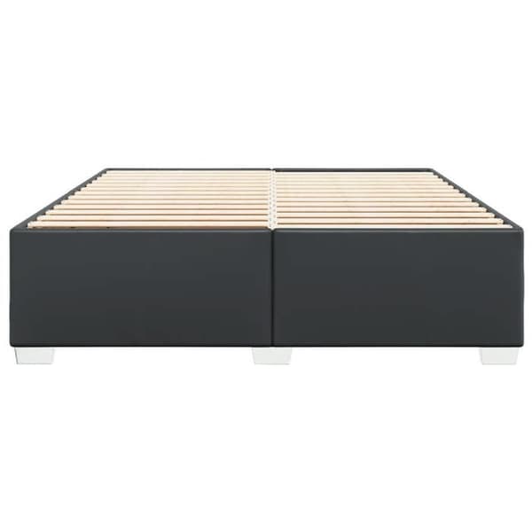 Maison Exclusive - Sengestel uden madras sort 200x200 cm kunstlæder Svart