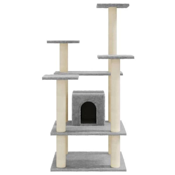 Maison Exclusive - Katte træ med sisal kløer Lys grå 110 cm ljusgrått