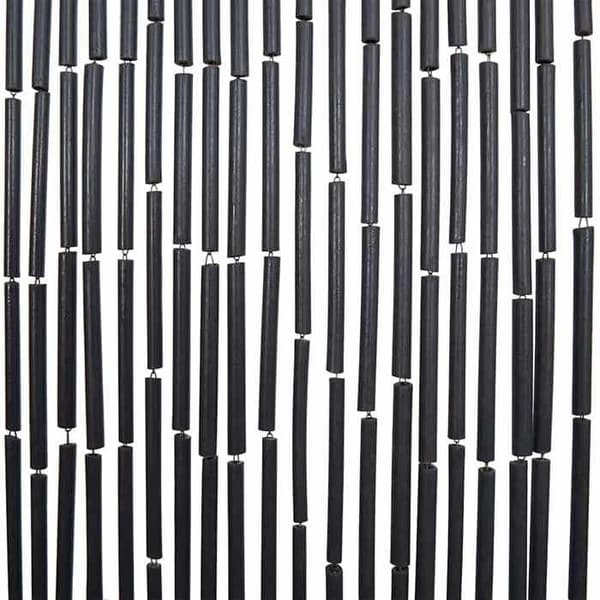 Hyönteissuoja - EXCLUSIVE KOTI - 100 x 200 cm - Tummanharmaa - Helmillä - Luonnollinen bambu Mörkgrå