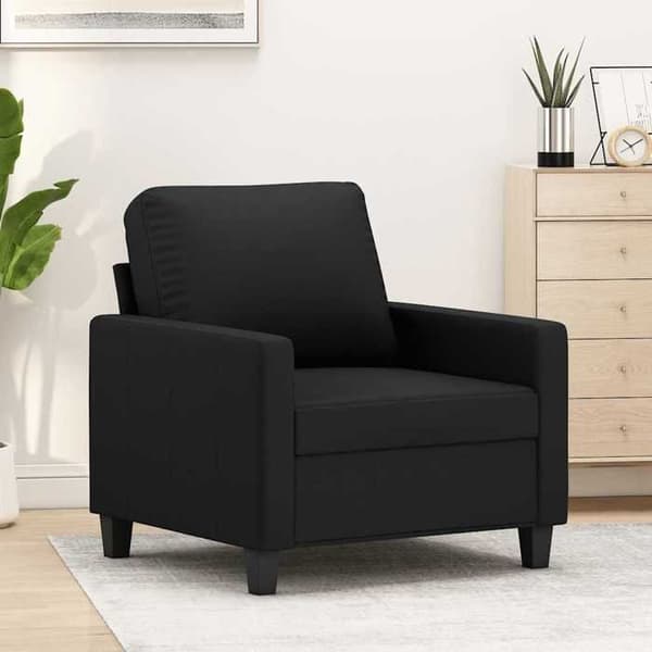 Maison Exclusive - Sort Stol 60 cm Simililæder