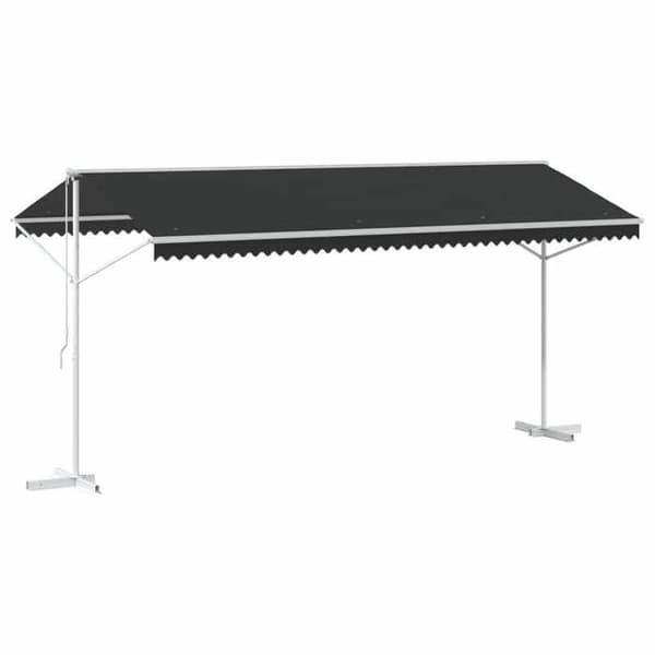 Maison Exclusive - Fristående markis 5 x 3 m Polyester Antracit