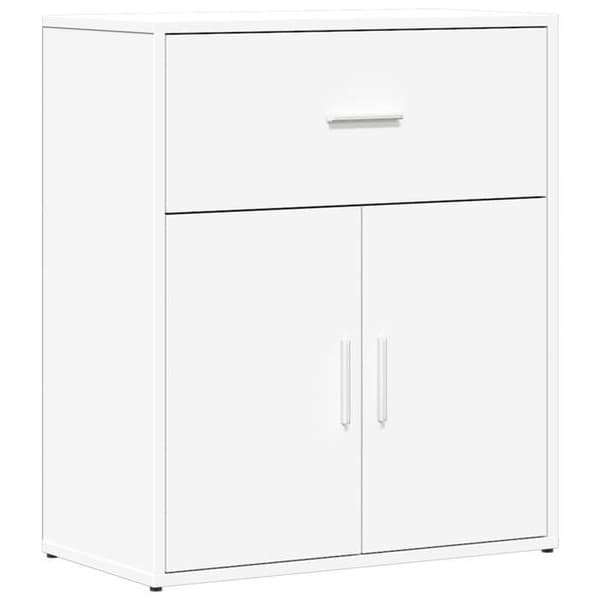 Maison Exclusive - Bufféer 2 st vit 60x31x70 cm ingenjörsträ