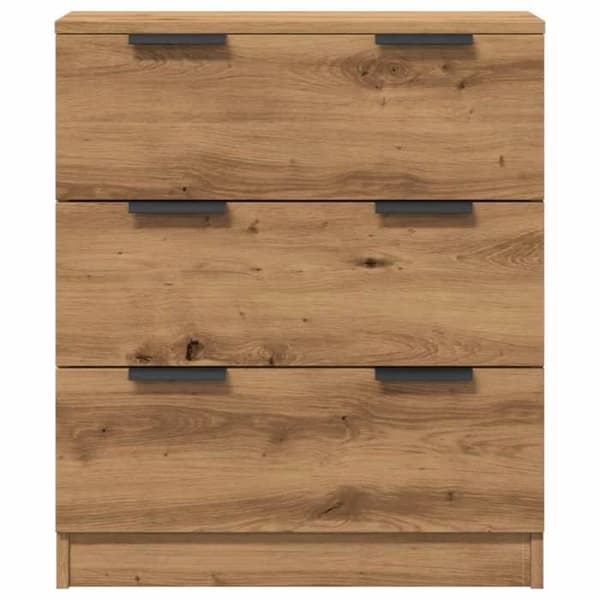 Maison Exclusive - Buffet i egetræ, håndlavet 60x30x70 cm, ingeniørtræ