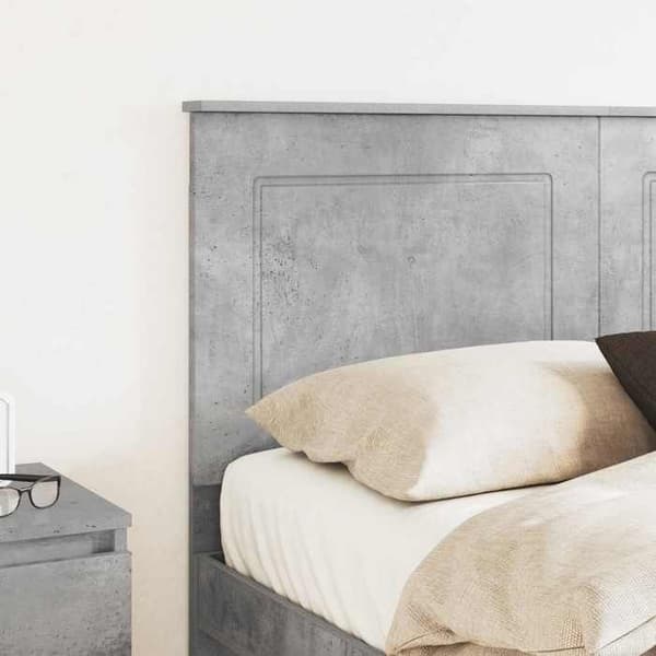 Maison Exclusive - Grå Betong Sänggavel 100 cm Ingenjörsträ