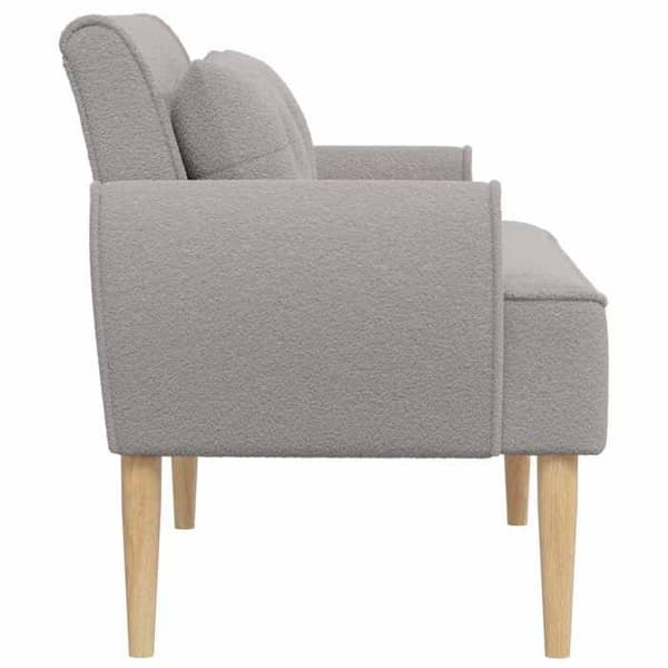 Maison Exclusive - Sovesofa med knapbetræk i lys grå boucle