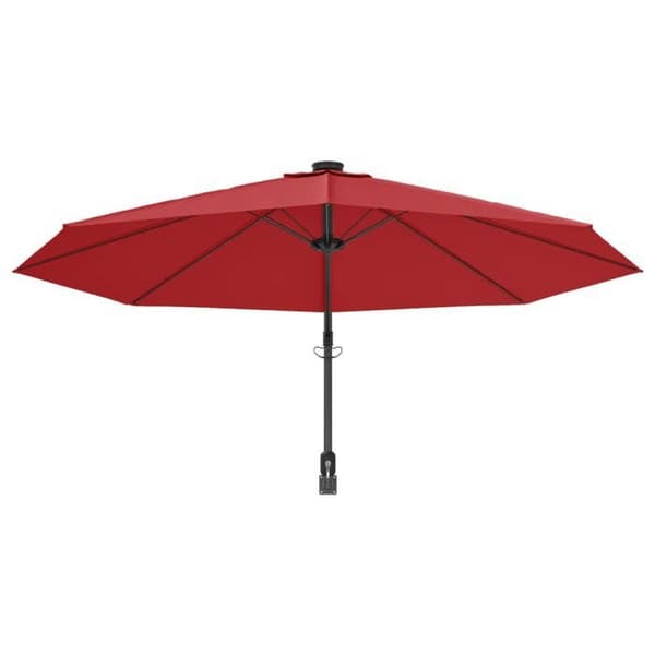 Maison Exclusive - Rød vægparasol 290 cm