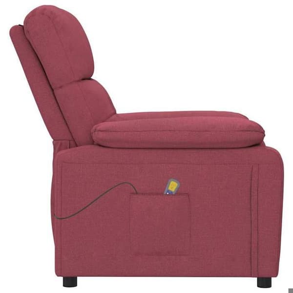 Maison Exclusive - Punainen Bordeaux hierontatuoli Kankainen
