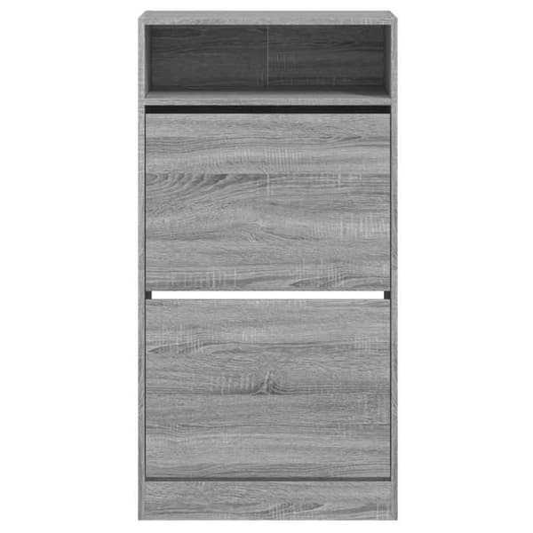 Maison Exclusive - Skoskab Sonoma grå 60x34x116 cm Ingeniørtræ
