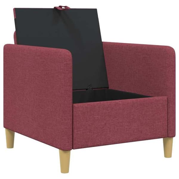 Maison Exclusive - Soffa med förvaring Bordeaux 72 x 78 x 87 cm Polyester