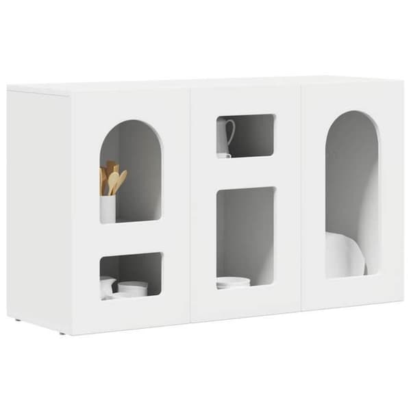 Maison Exclusive - Buffet ELST Hvid 100 x 35 x 59 cm Ingeniørtræ