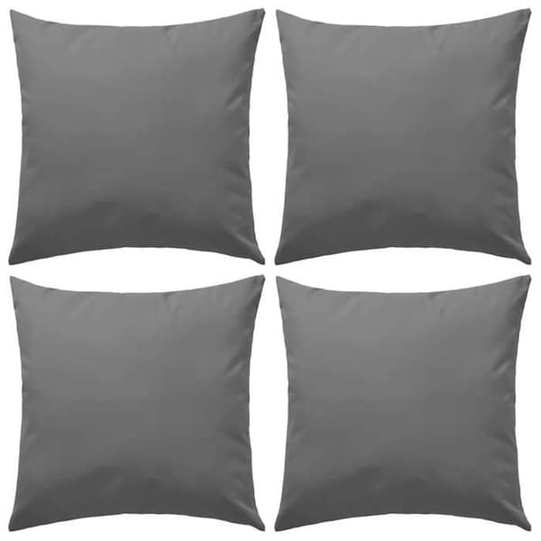 Utomhuskudde - Exklusivt Hem - 45 x 45 cm - 4-pack - Grå (vattentålig, UV-skyddad) Grå