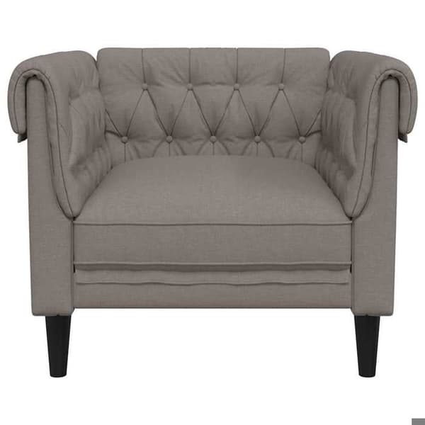 Maison Exclusive - Chesterfield lænestol taupe stof