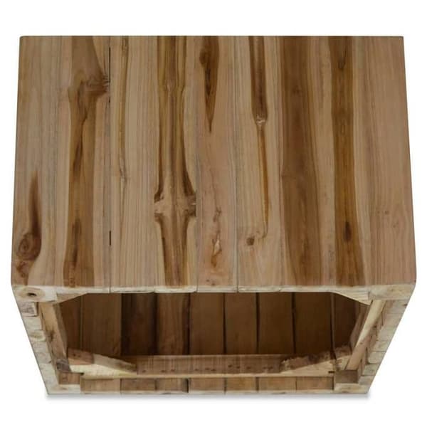 Maison Exclusive - Ægte teaktræ sofabord 50x50x35 cm