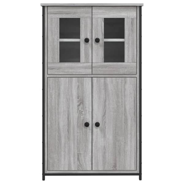 Maison Exclusive - Sonoma harmaa buffet 62x32x106,5 cm insinööripuusta